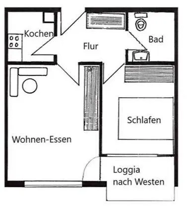Weideglueck-zentral-dampfdusche شقة
